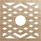 Ekena Millwork Chevron Wood Fretwork Pierced Ceiling Medallion, Red Oak, 36"OD x 9 3/8"ID x 1/4"T CMWP36X36X0250CHRO - alternate 1